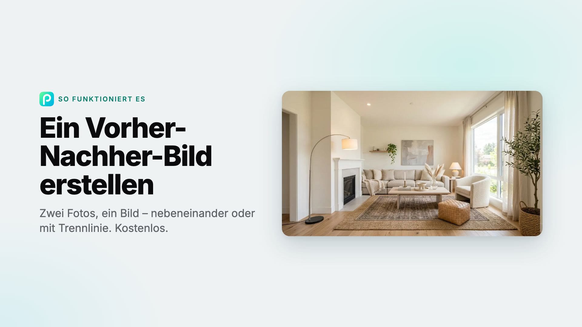 So erstellen Sie mit Pixly ein Vorher-Nachher-Bild