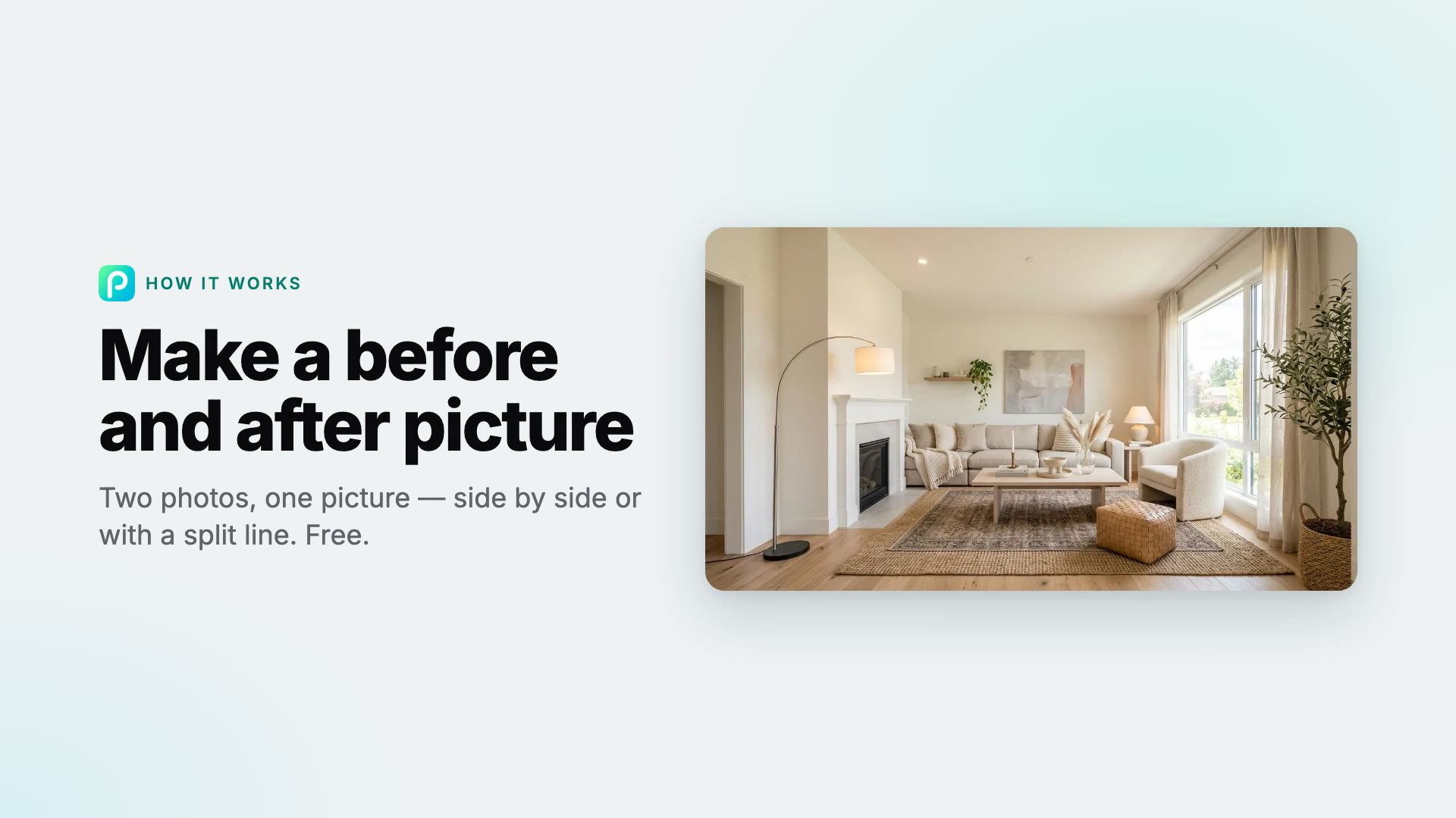 How to make a before and after picture with Pixly