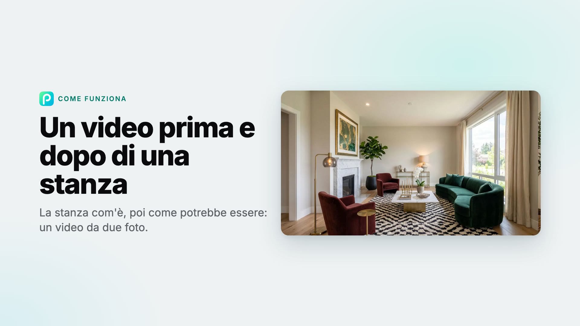 Come fare un video prima e dopo di una stanza in Pixly