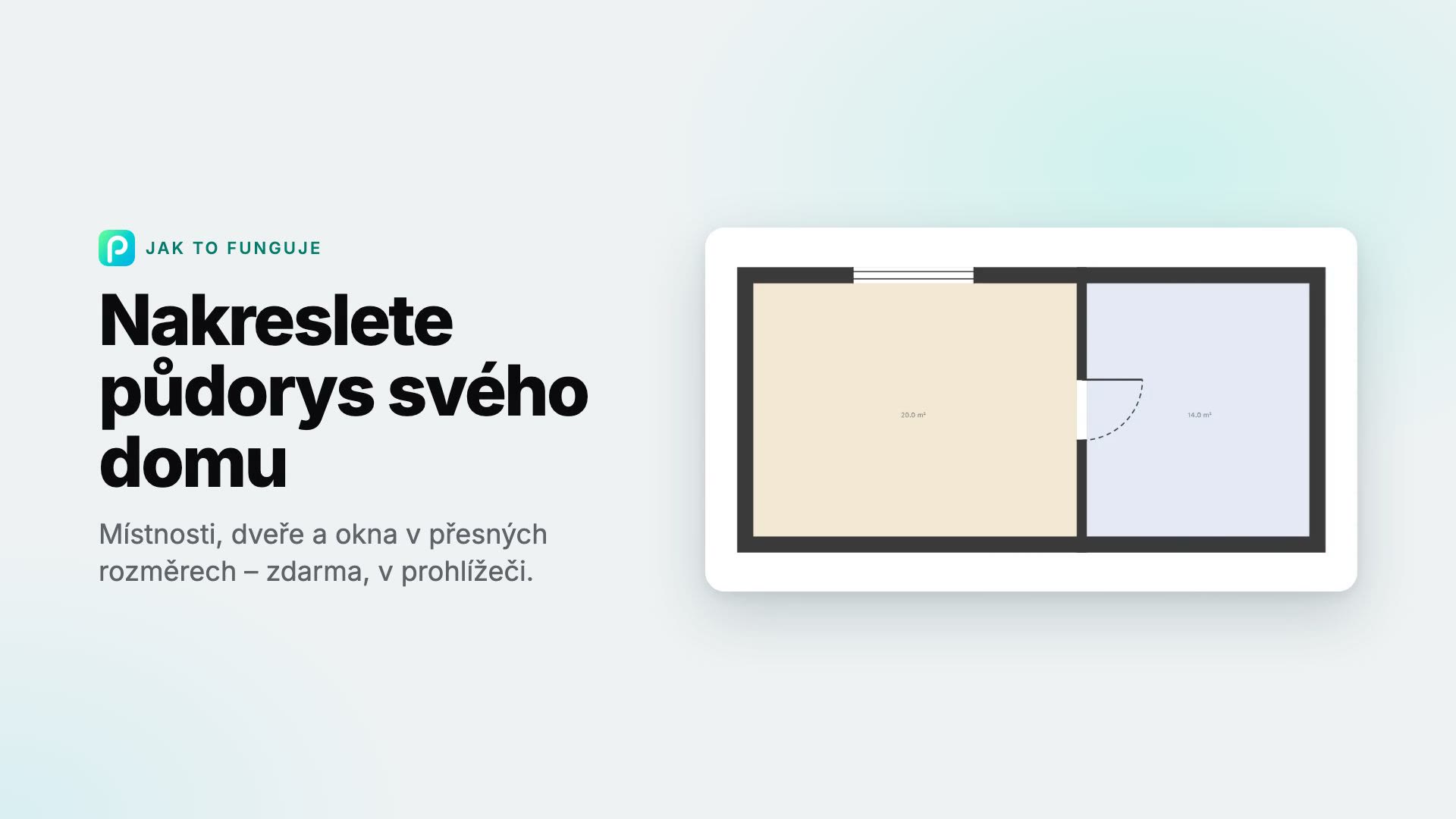 Jak v Pixly nakreslit půdorys domu