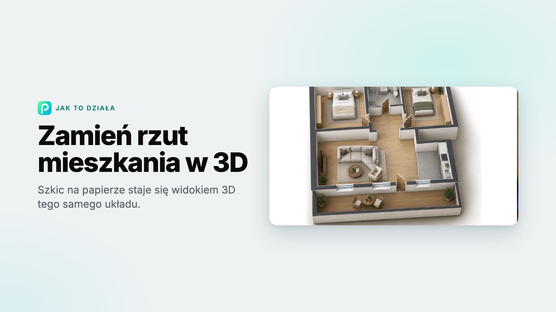 Jak zamienić rzut mieszkania w 3D w Pixly