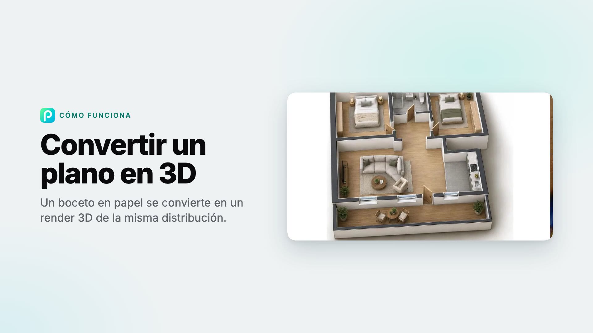 Cómo convertir un plano en 3D con Pixly