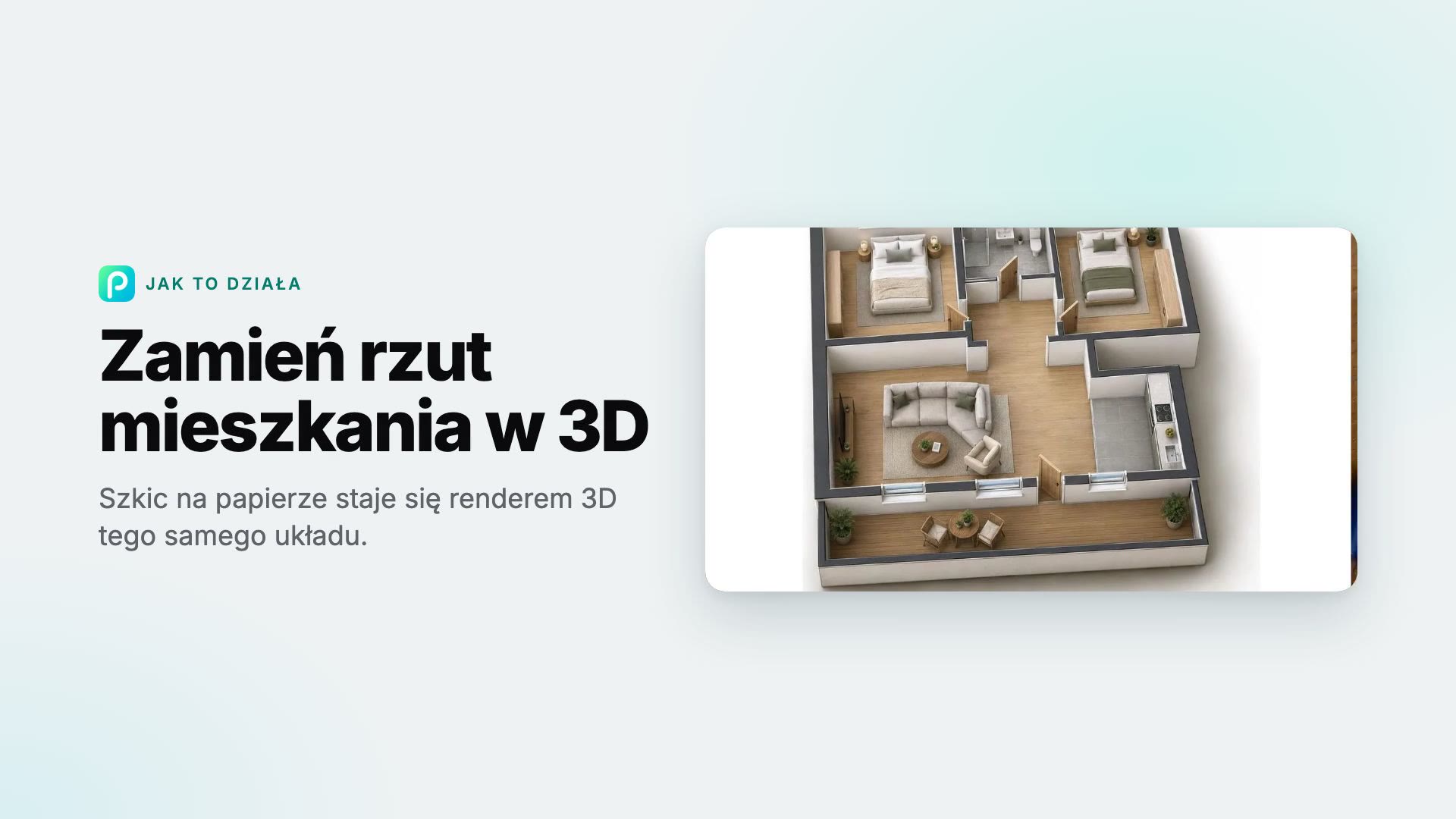 Jak zamienić rzut mieszkania w 3D w Pixly