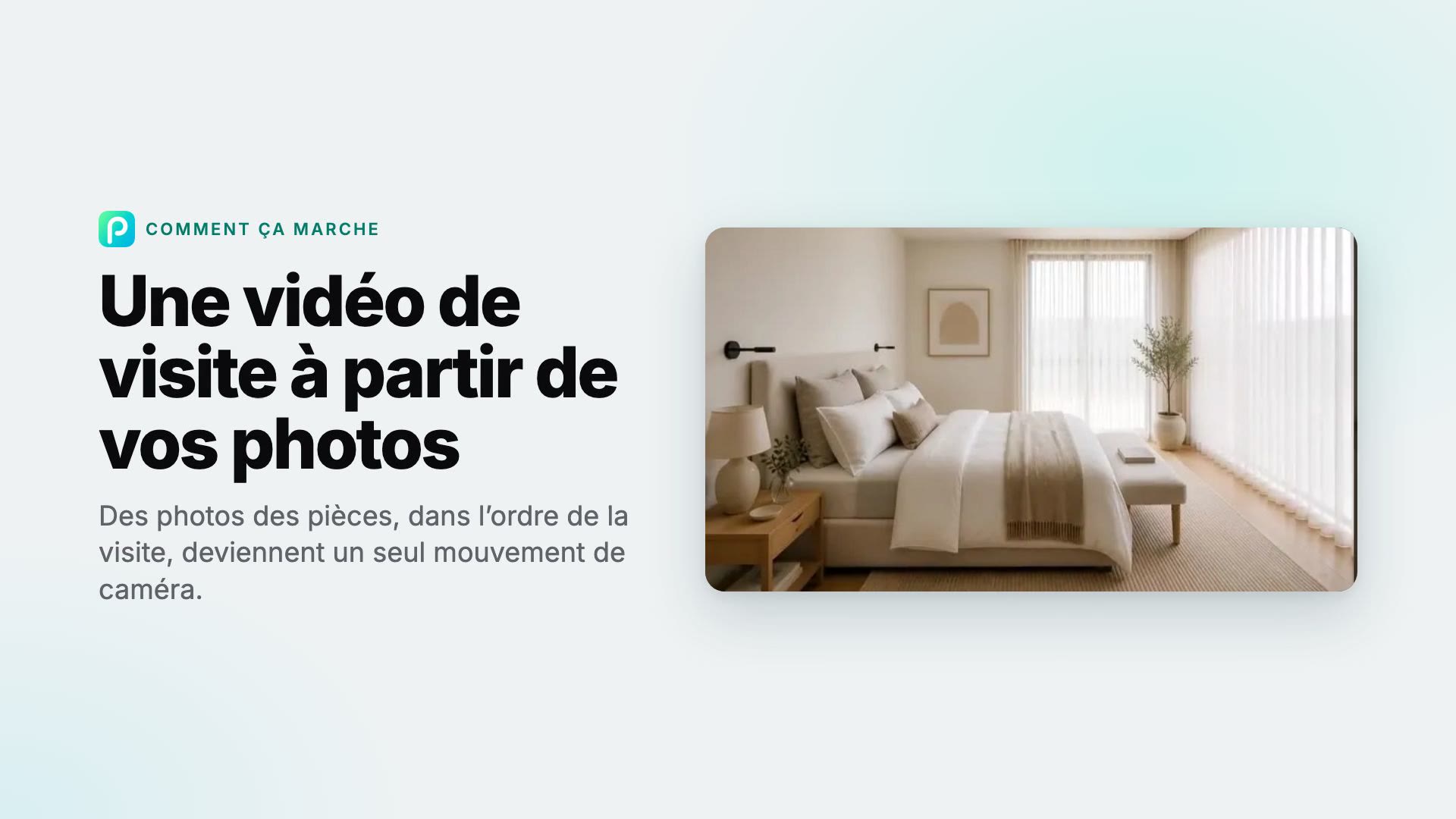 Comment faire une vidéo immobilière à partir de photos dans Pixly