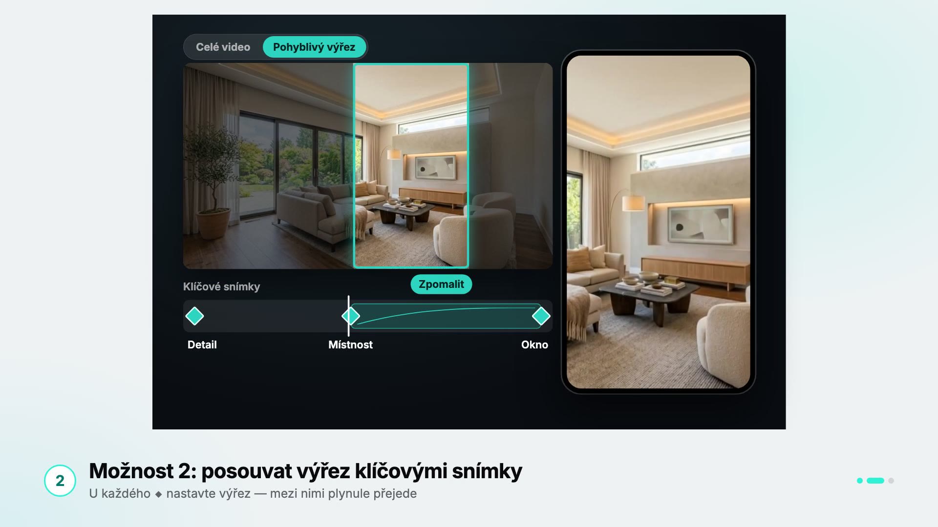 Jak v Pixly převést video na šířku na výšku bez oříznutí