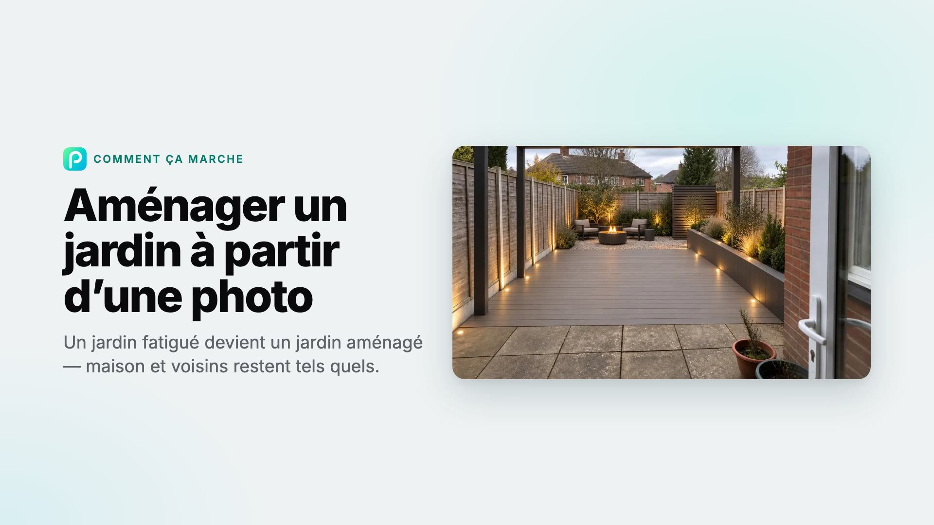 Comment aménager un jardin à partir d’une photo dans Pixly