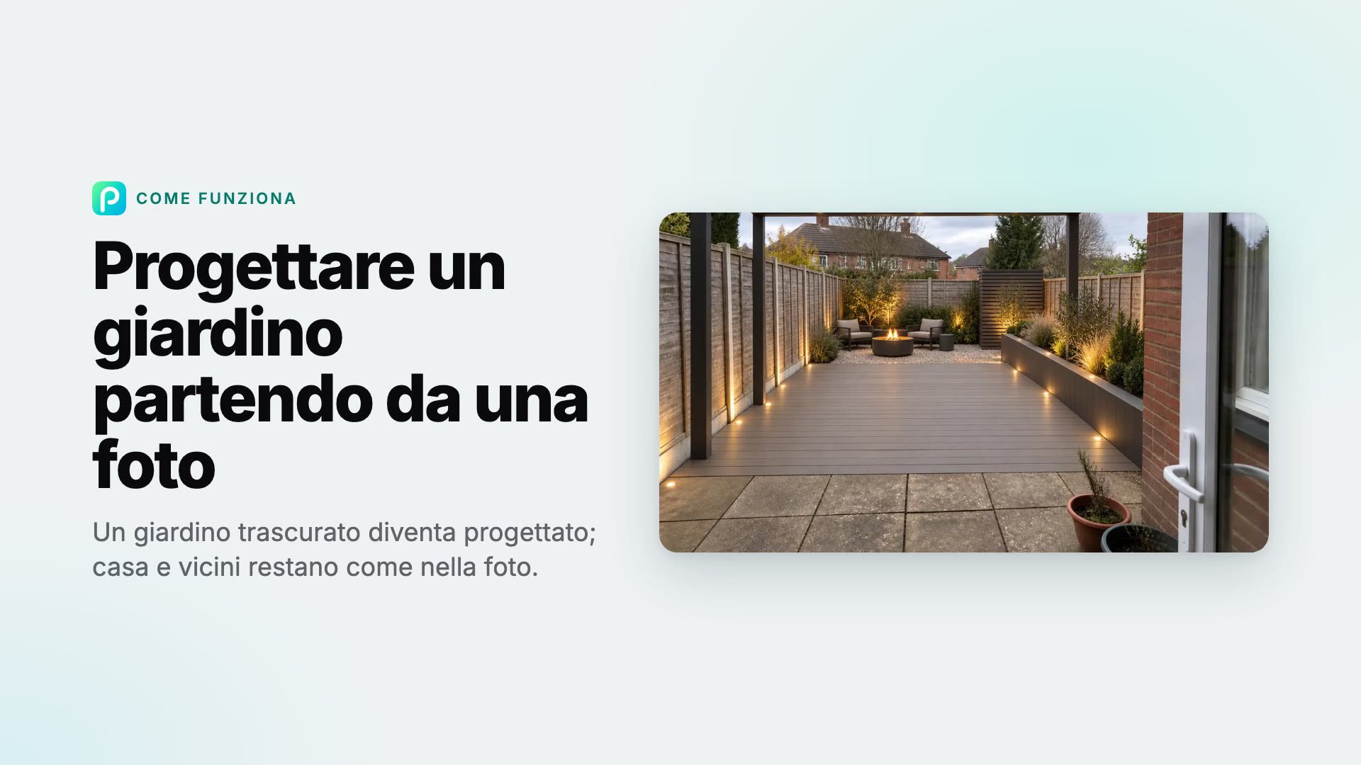 Come progettare un giardino partendo da una foto con Pixly