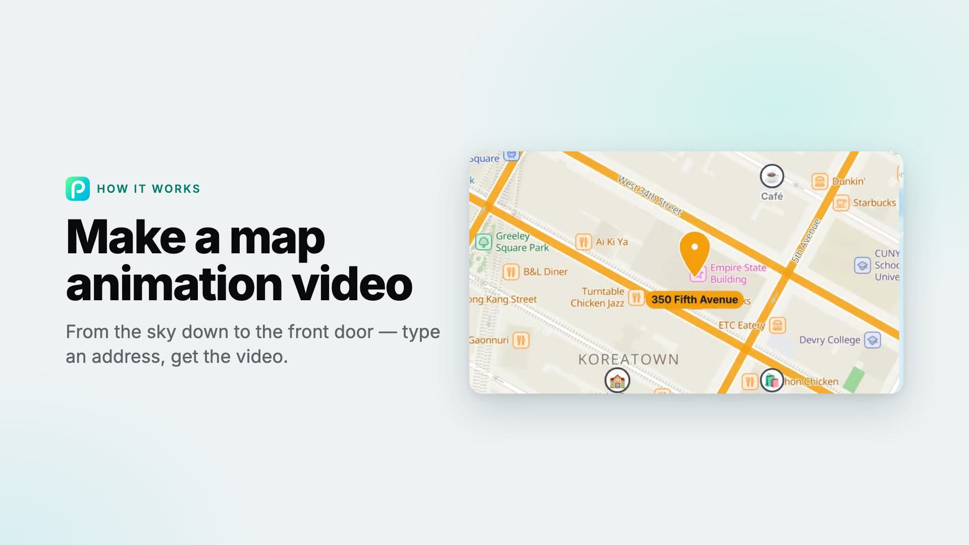 How to make a map animation video with Pixly
