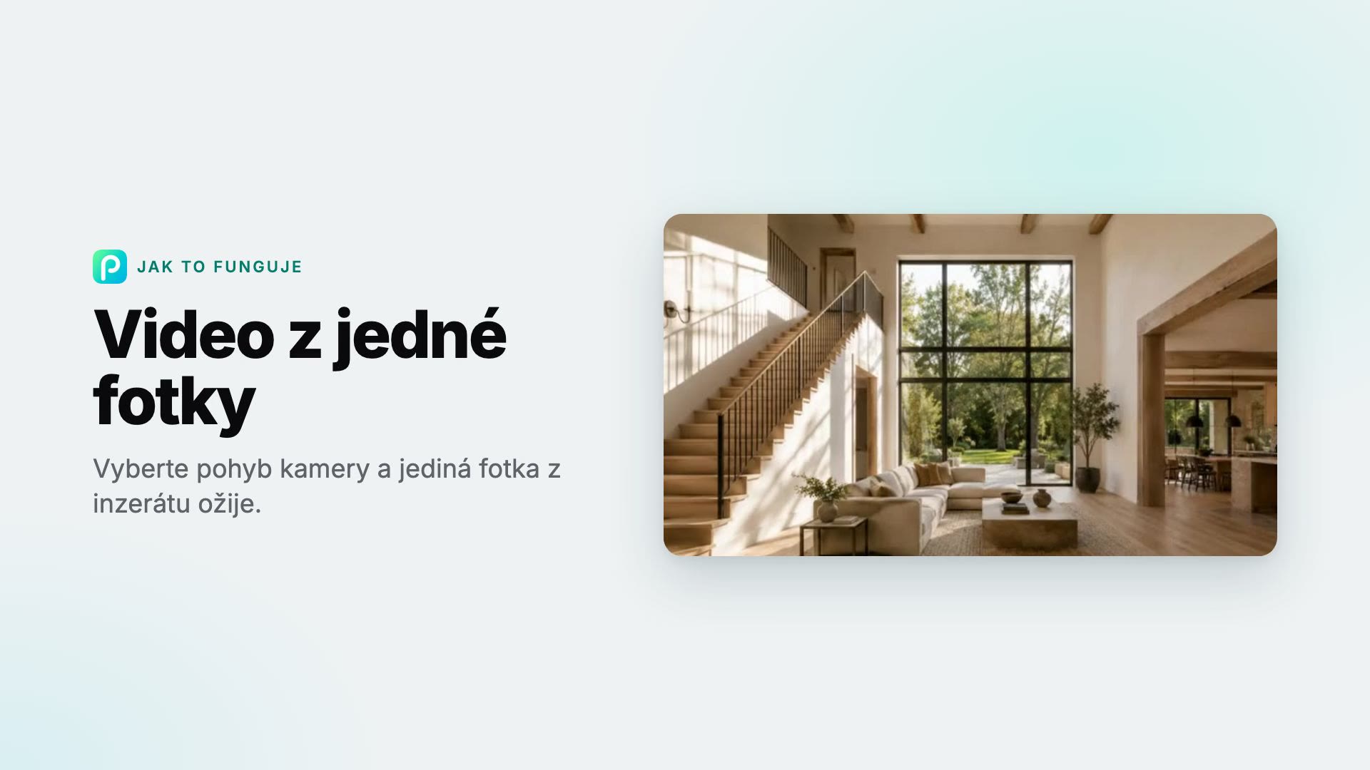 Jak v Pixly udělat video z fotky nemovitosti