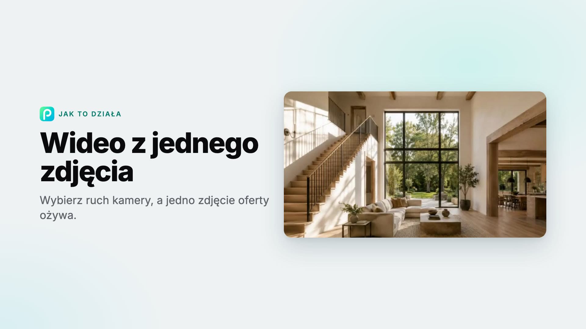 Jak zrobić wideo ze zdjęcia nieruchomości w Pixly