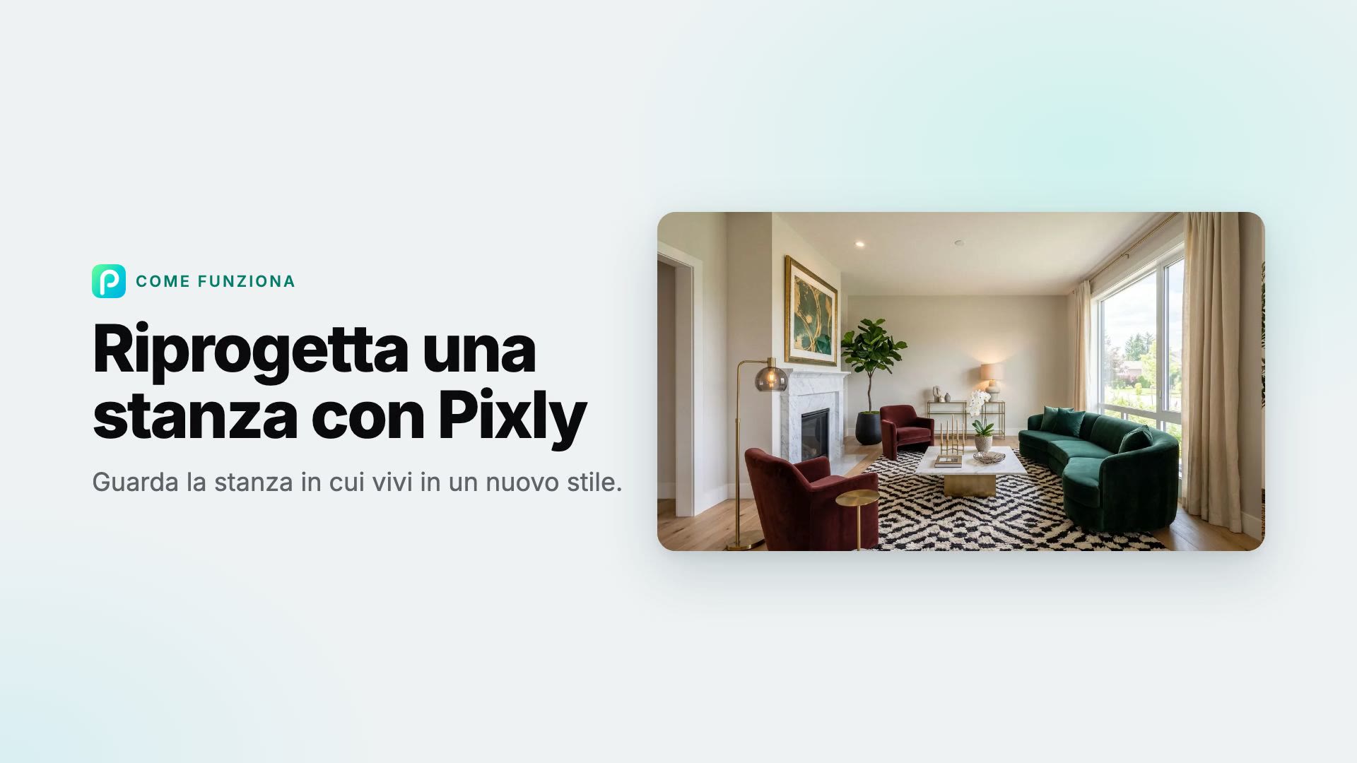 Come riprogettare una stanza con l'IA in Pixly