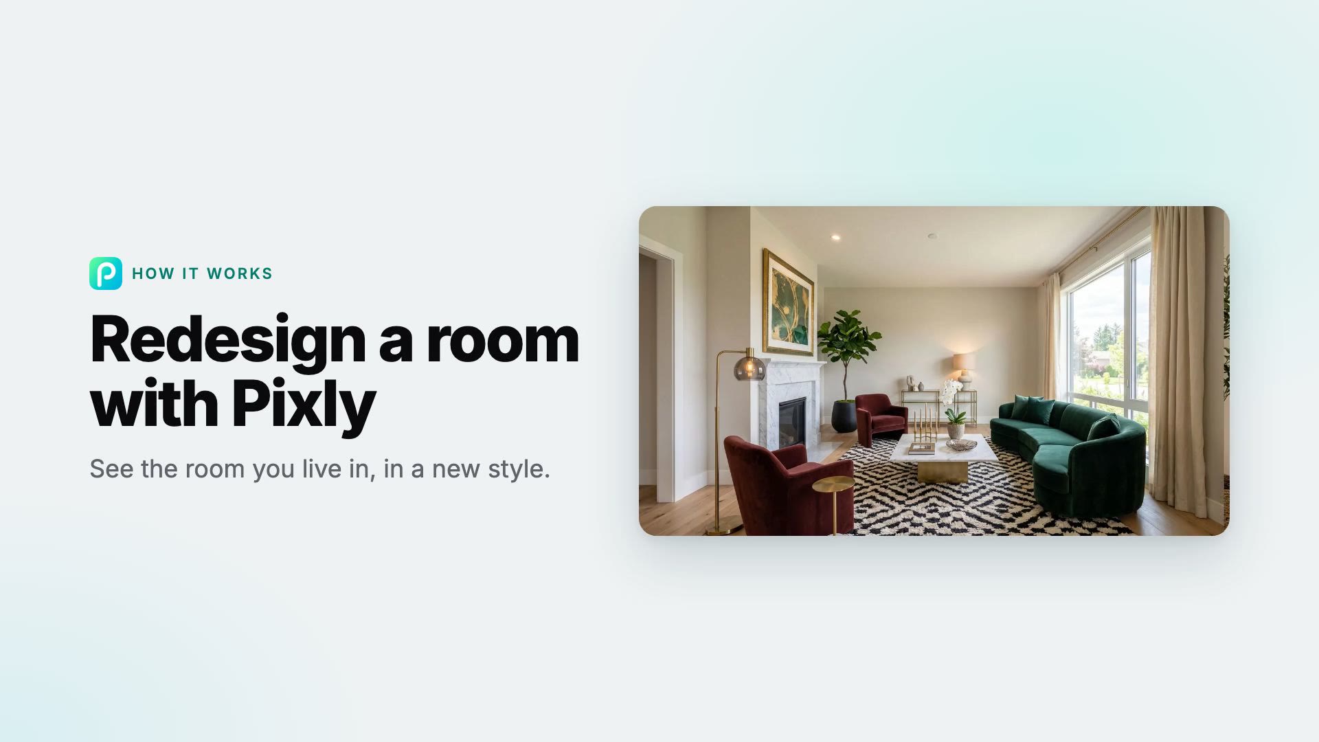 How to redesign a room with AI in Pixly