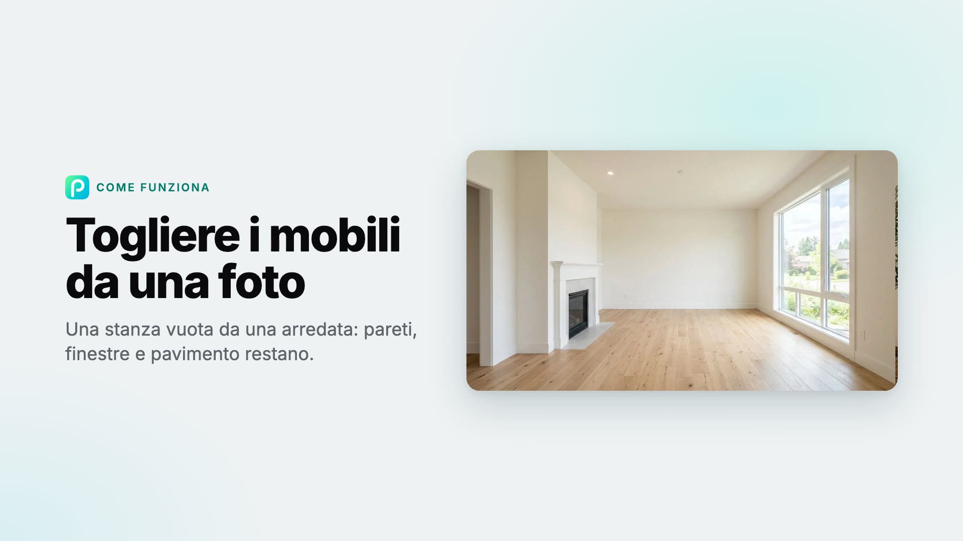 Come togliere i mobili da una foto in Pixly