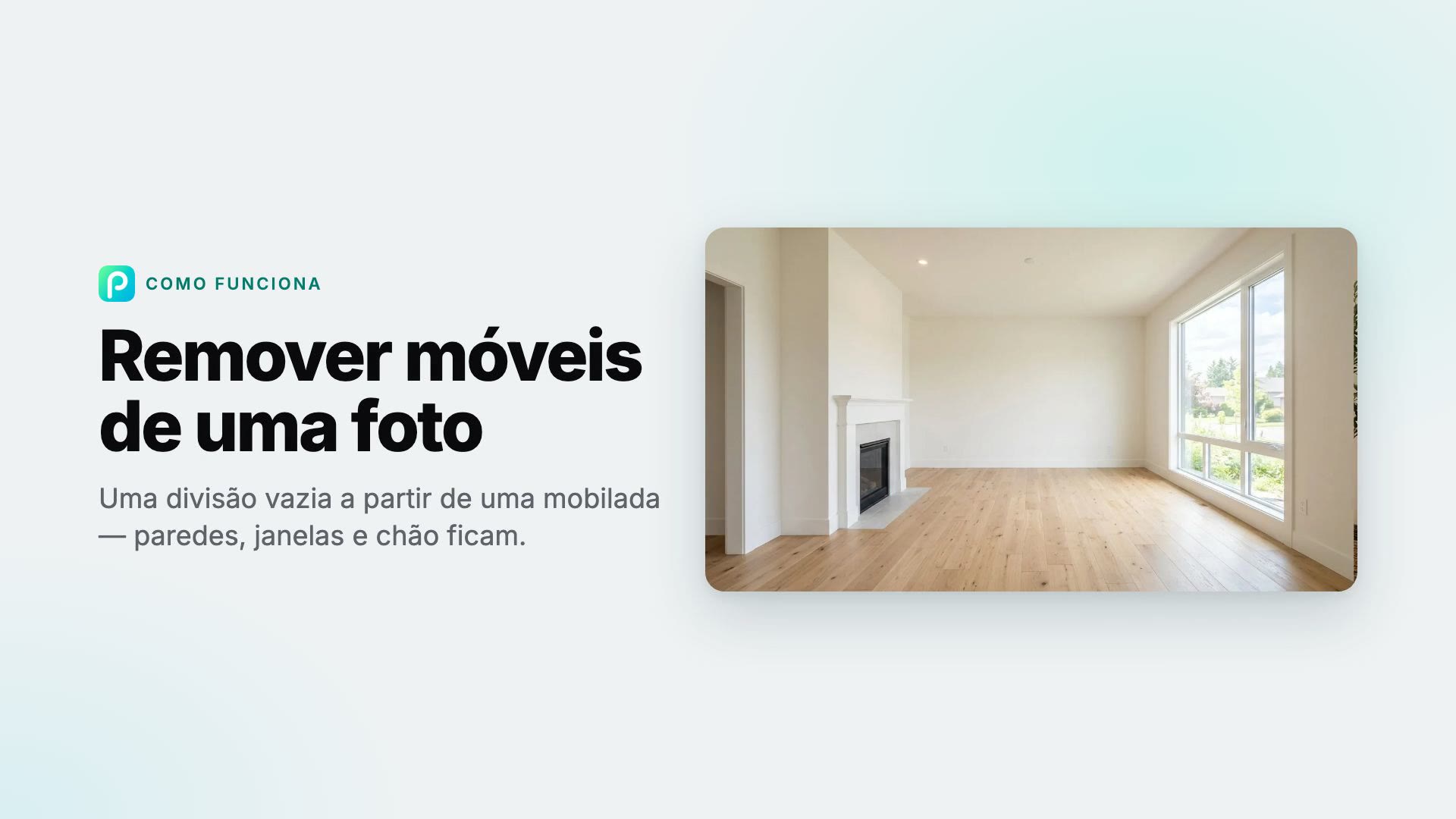 Como remover móveis de uma foto no Pixly