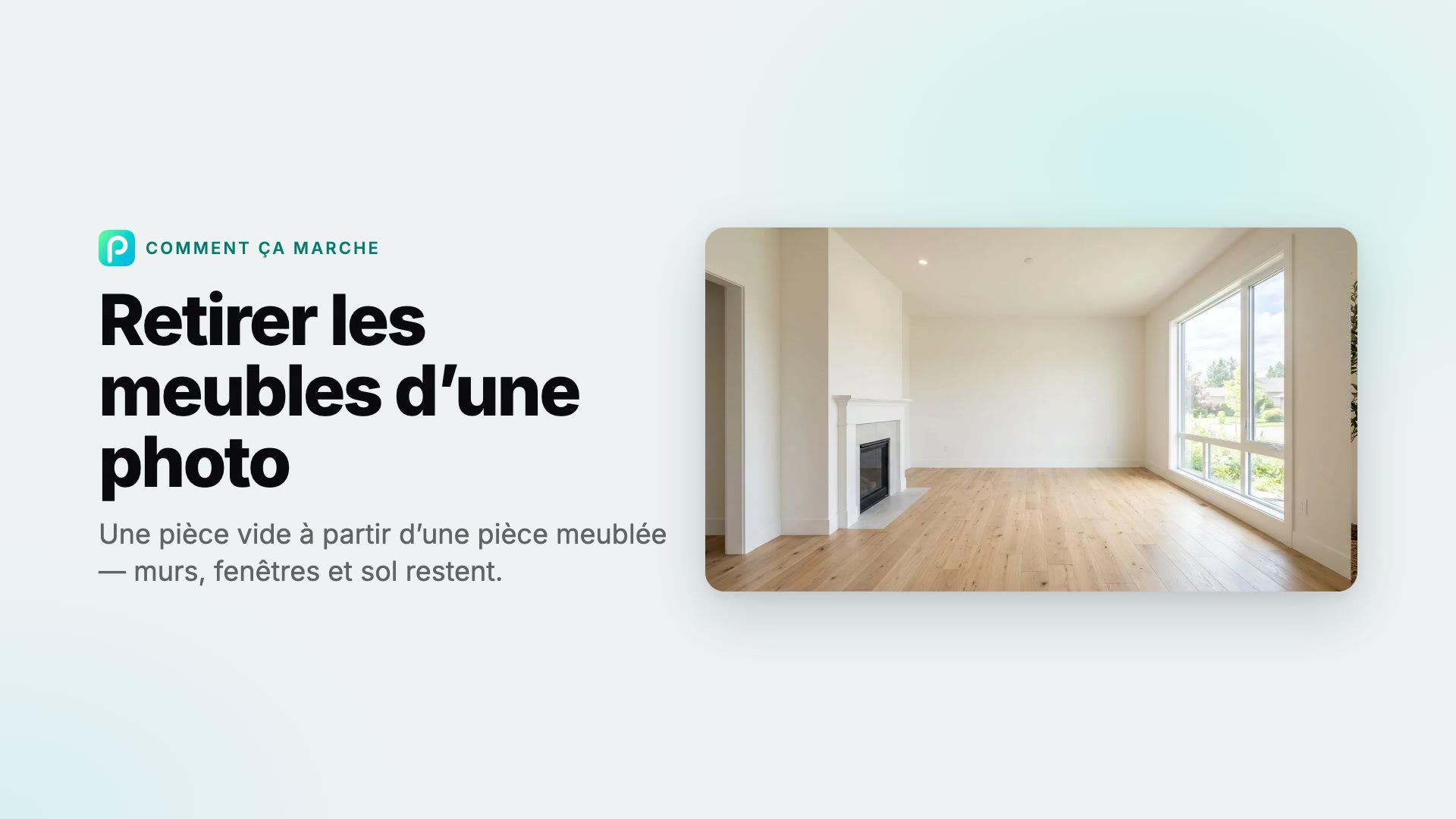 Comment retirer les meubles d’une photo dans Pixly