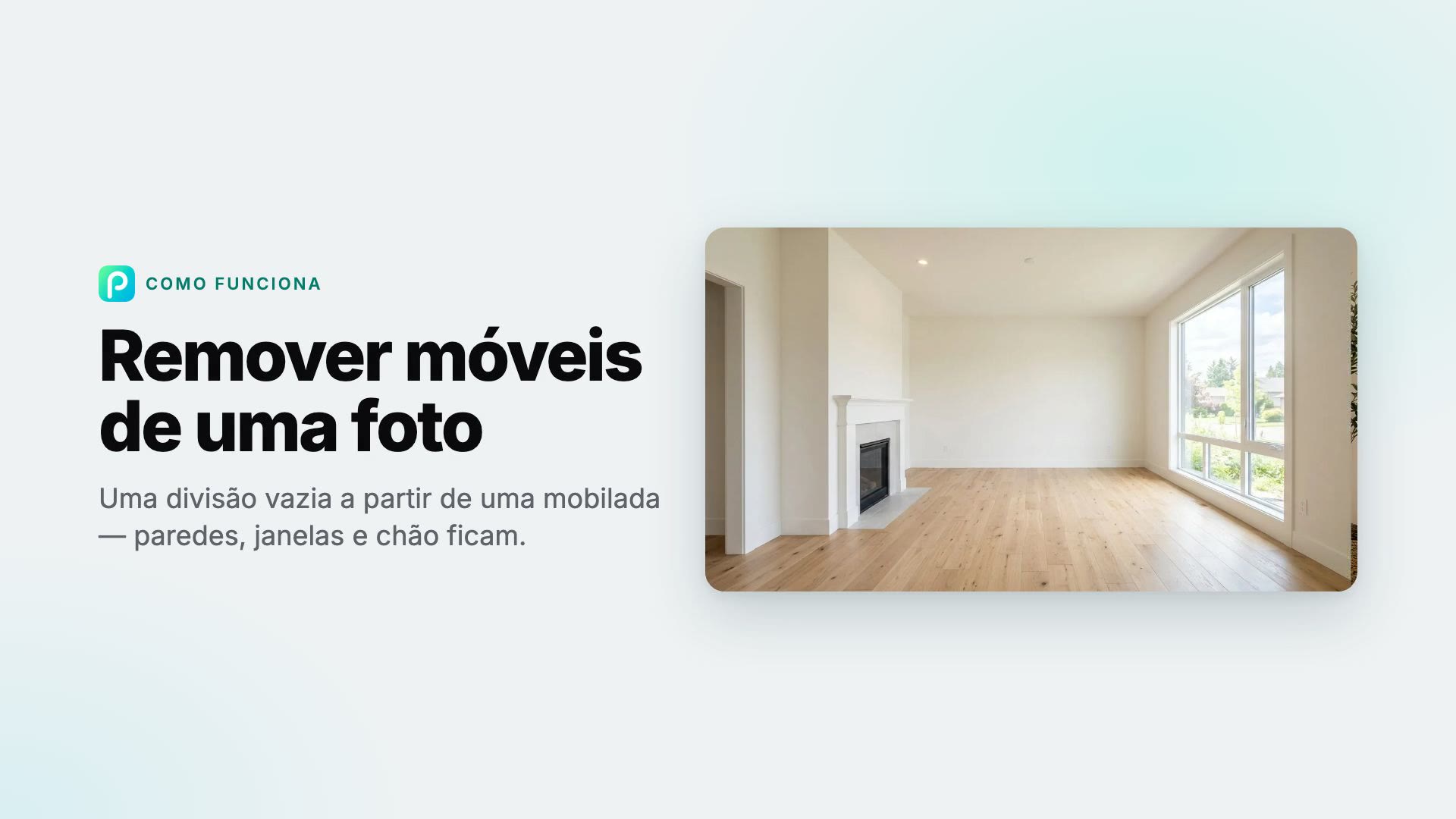 Como remover móveis de uma foto no Pixly