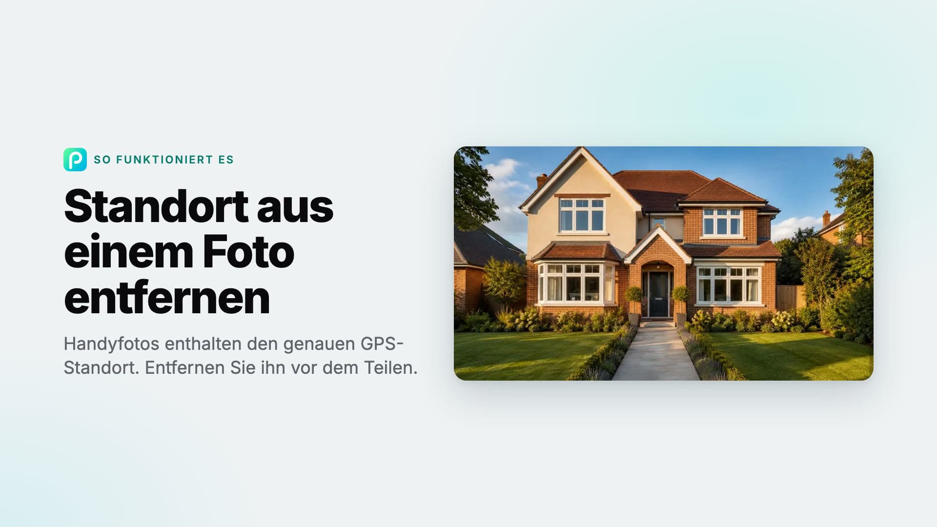 So entfernen Sie mit Pixly den Standort aus einem Foto