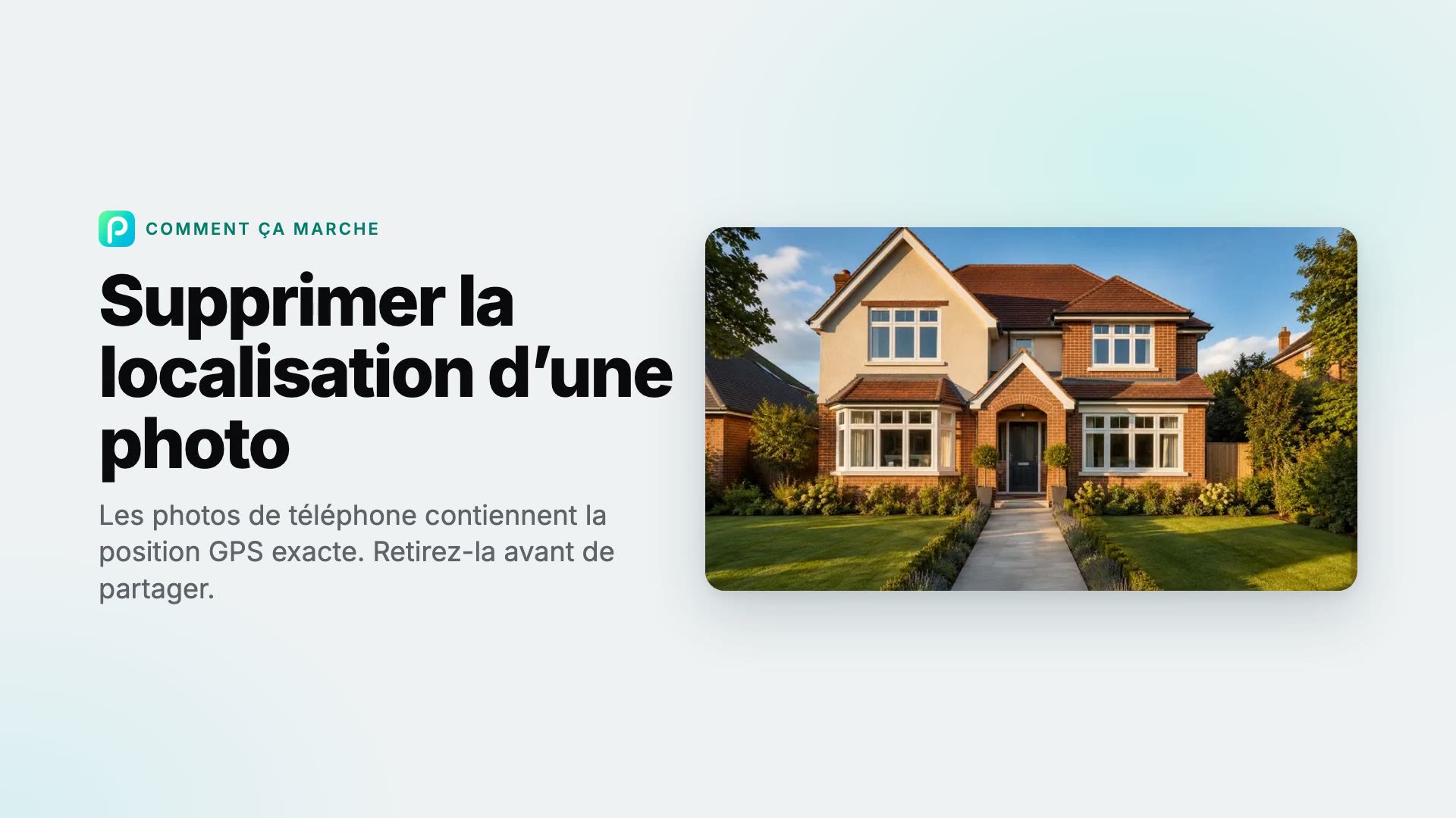 Comment supprimer la localisation d’une photo avec Pixly