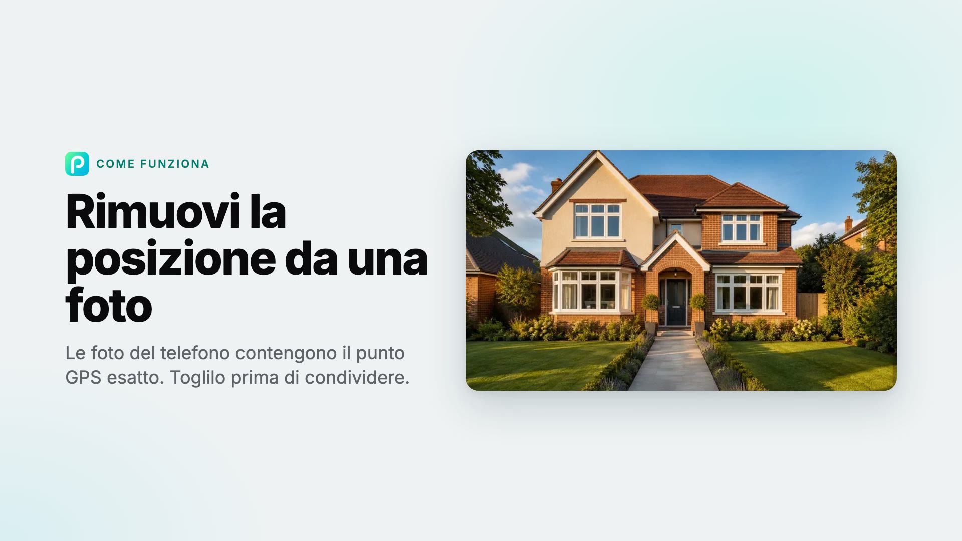 Come rimuovere la posizione da una foto con Pixly