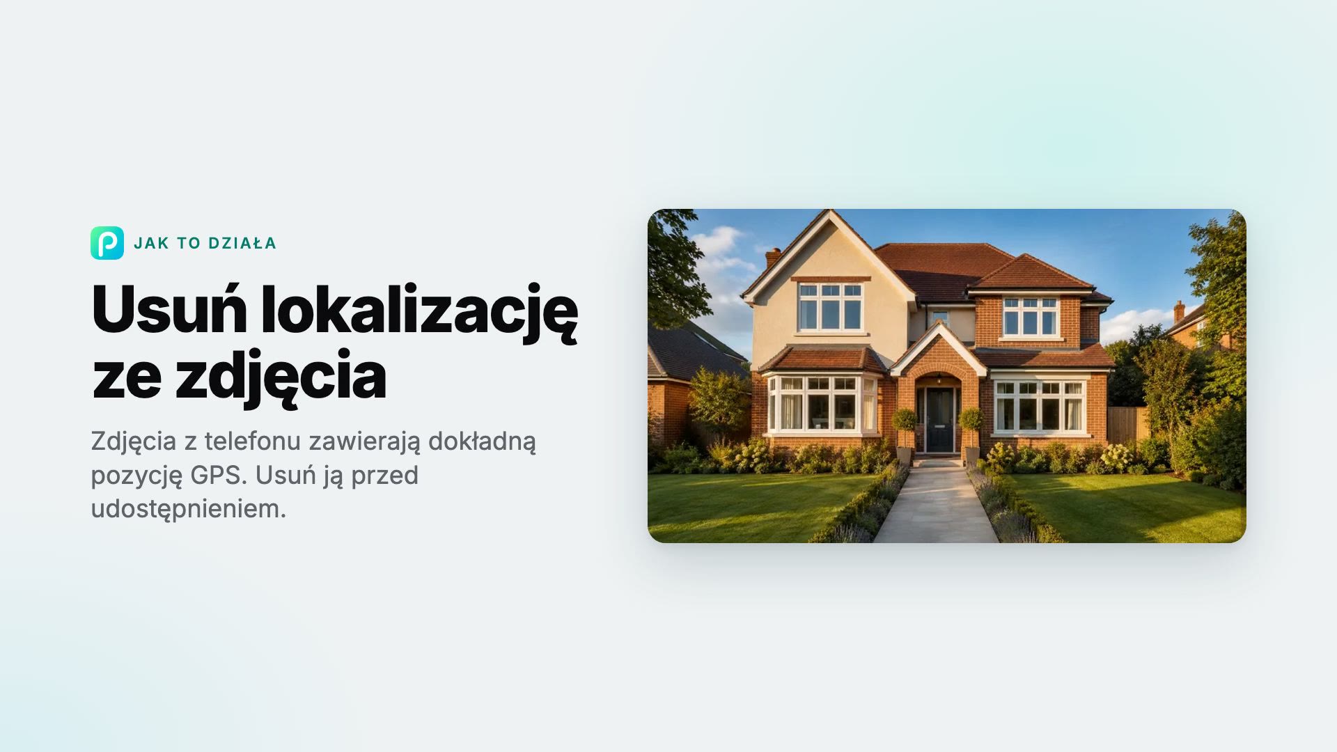 Jak usunąć lokalizację ze zdjęcia w Pixly