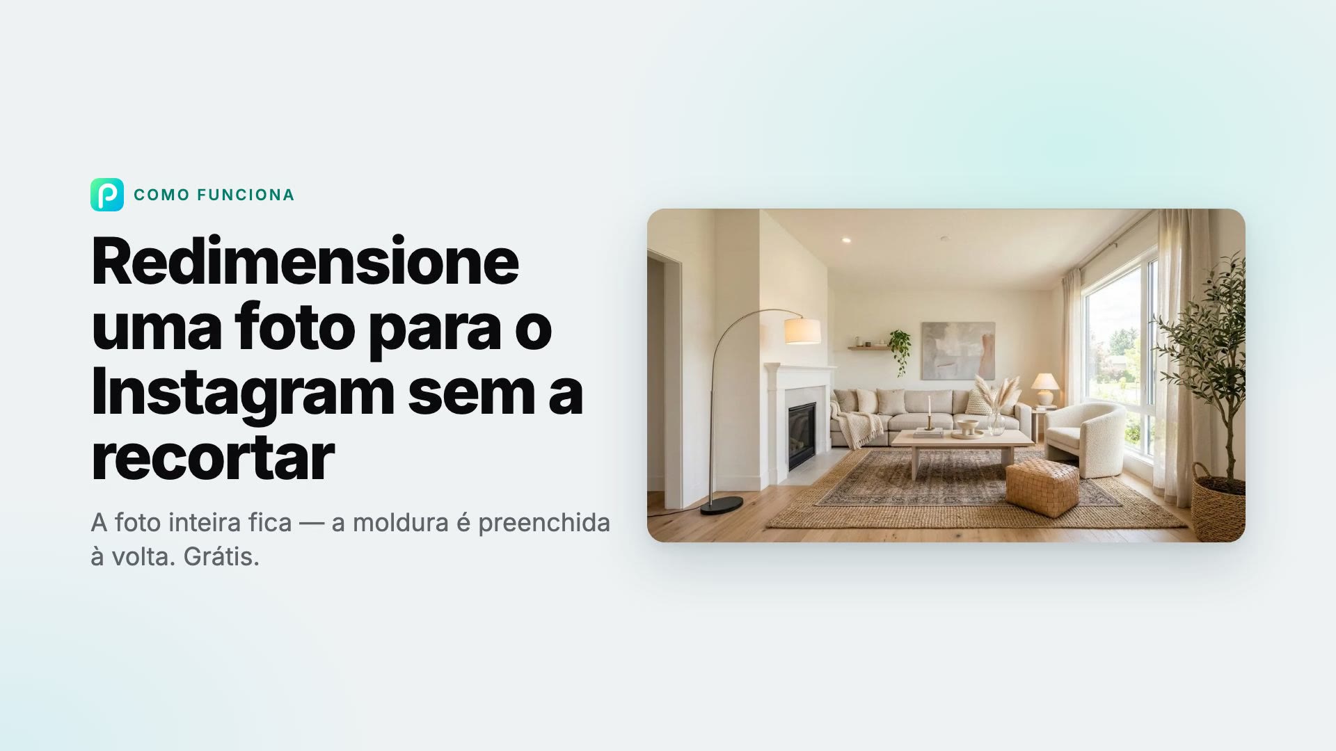 Como redimensionar uma foto para o Instagram sem a recortar com o Pixly