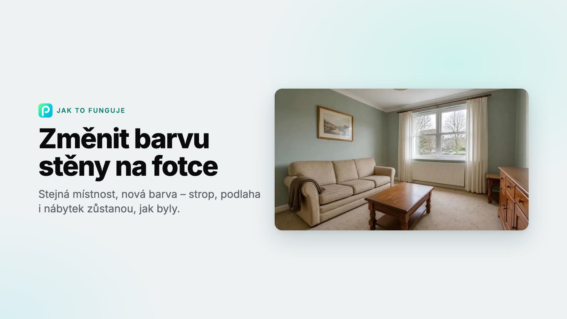 Jak v Pixly změnit barvu stěny na fotce