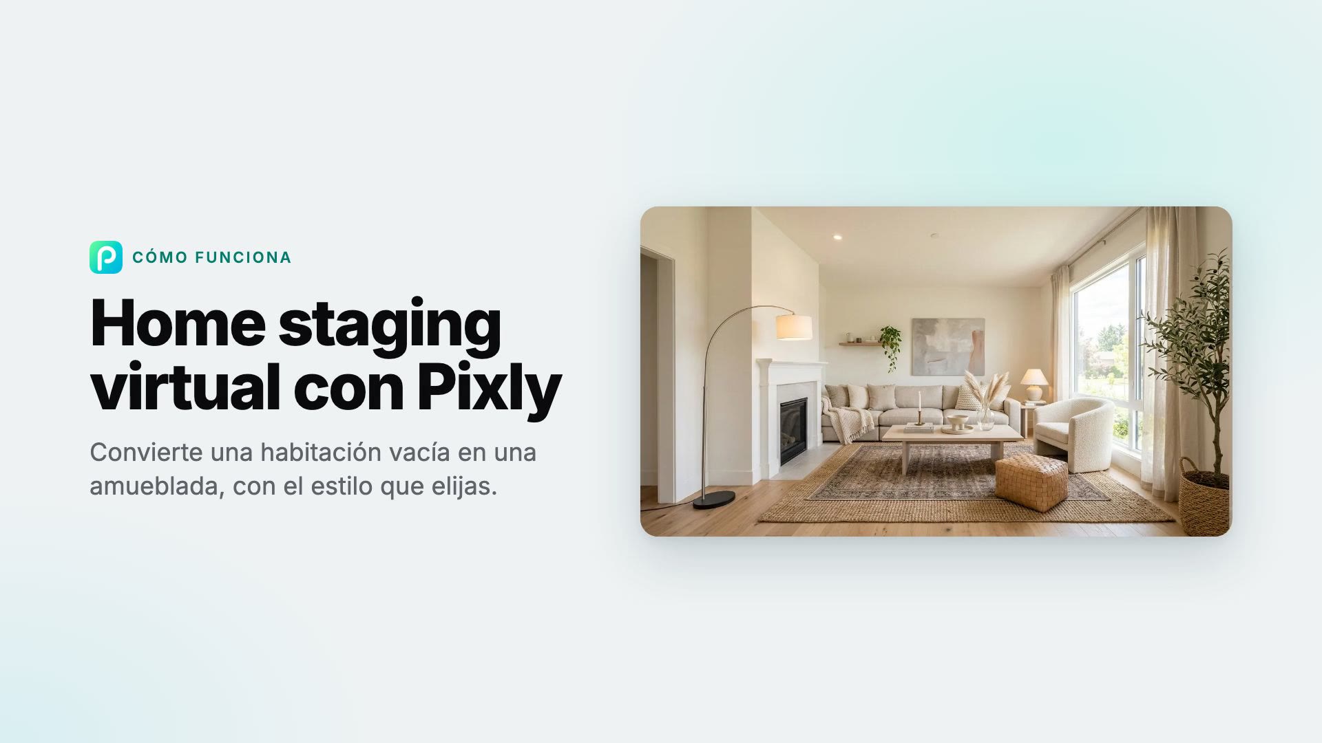 Cómo hacer home staging virtual de una habitación en Pixly