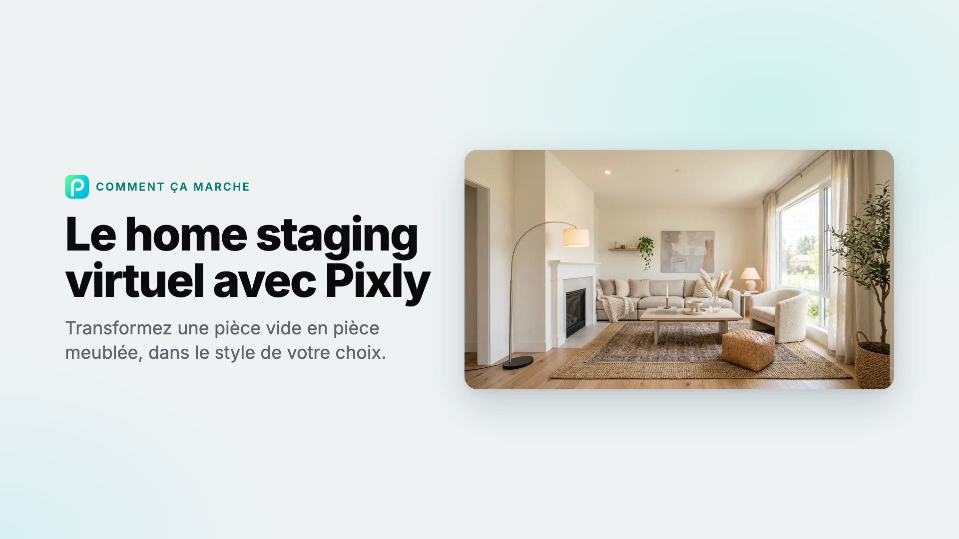 Comment meubler une pièce virtuellement dans Pixly