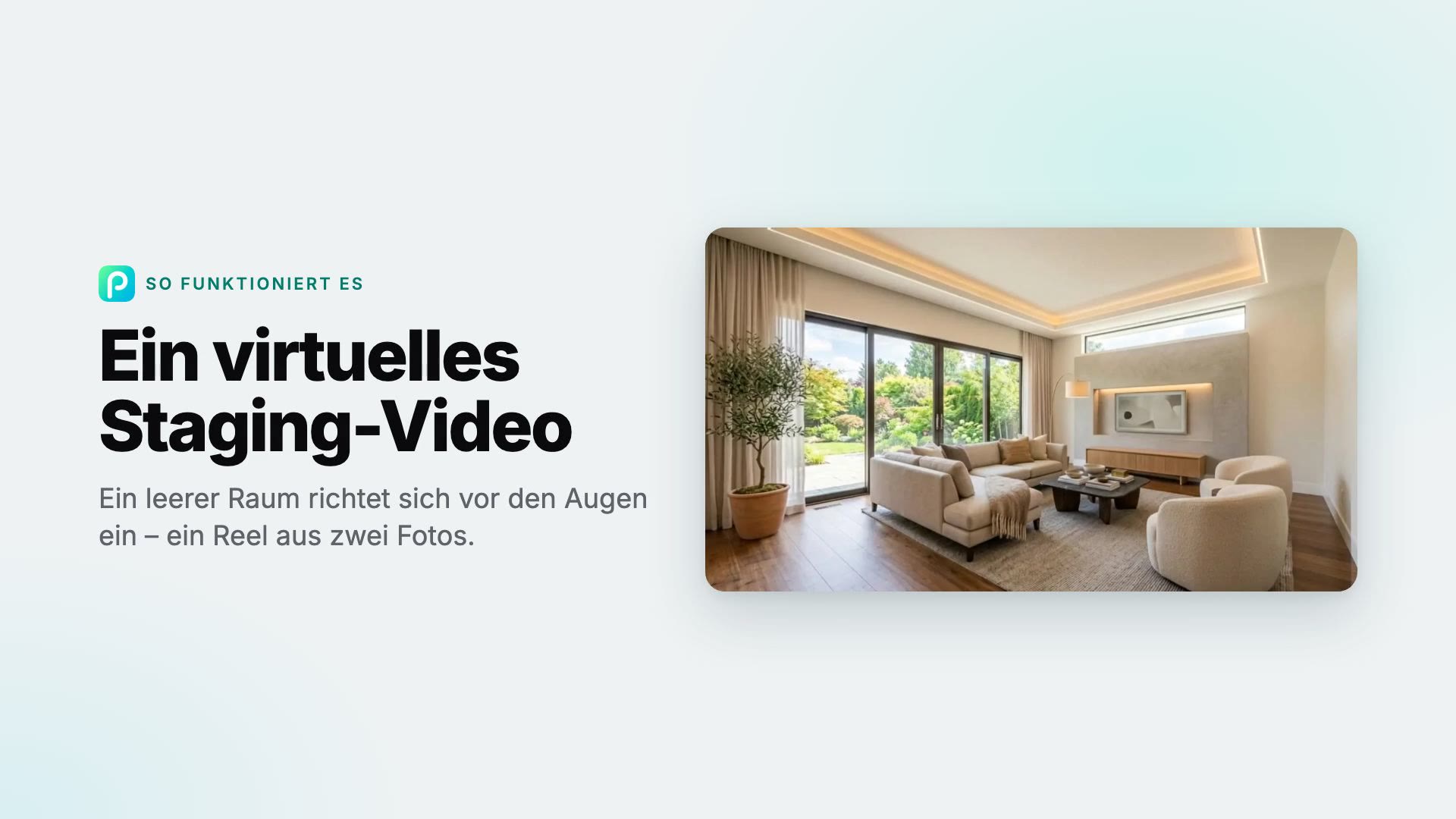 So erstellen Sie in Pixly ein virtuelles Staging-Video