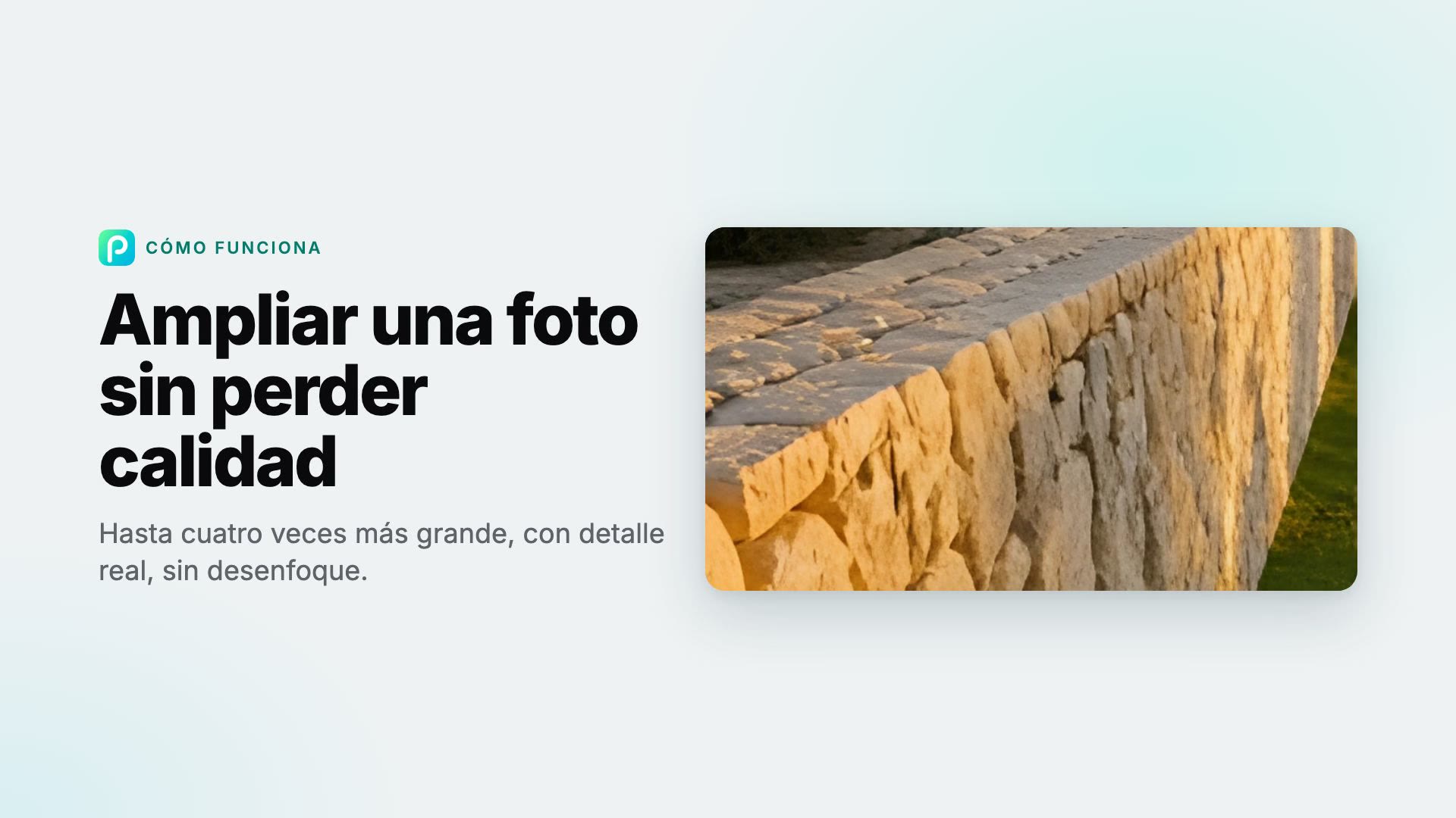 Cómo ampliar una imagen sin perder calidad con Pixly