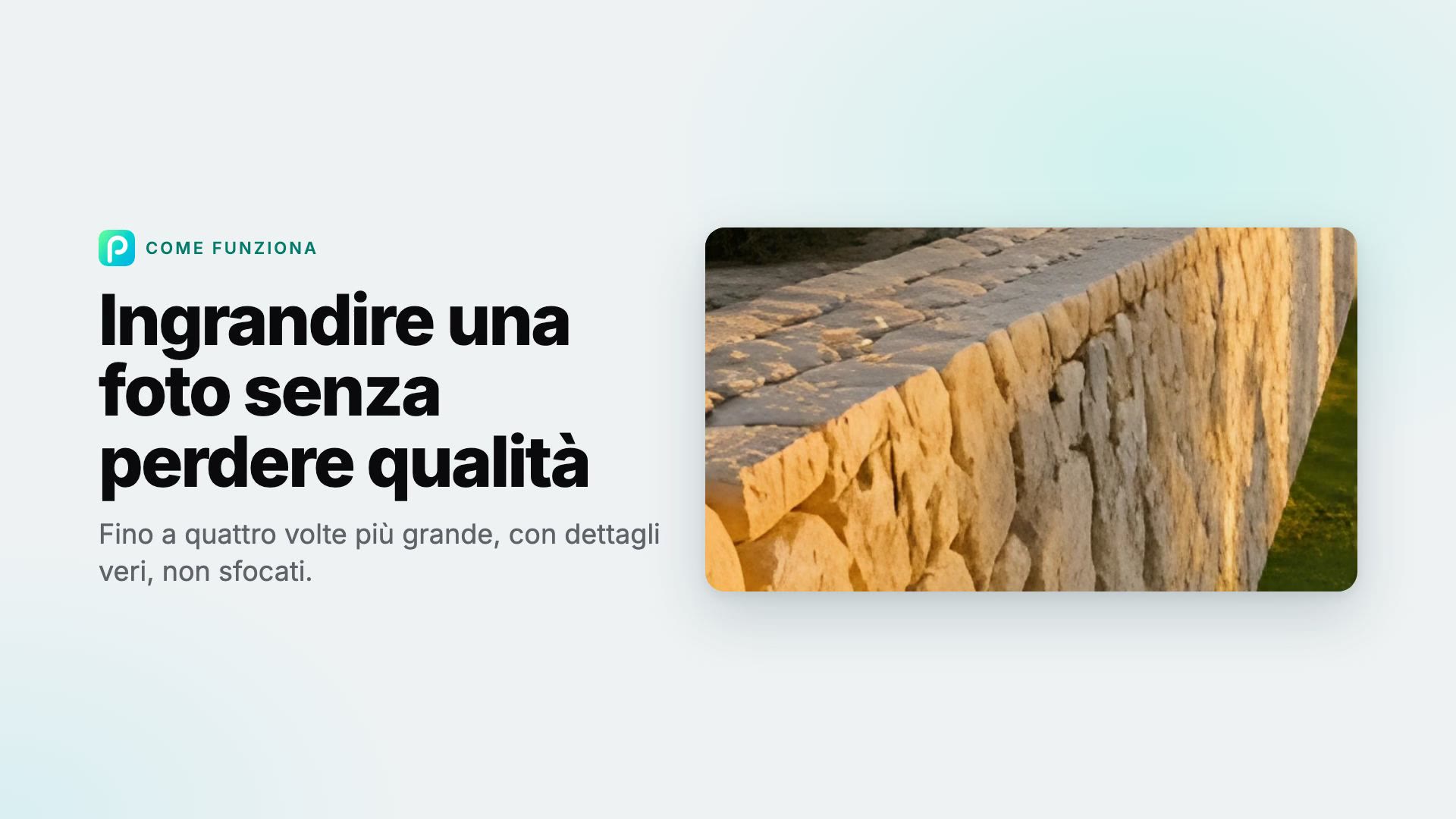 Come ingrandire un'immagine senza perdere qualità con Pixly